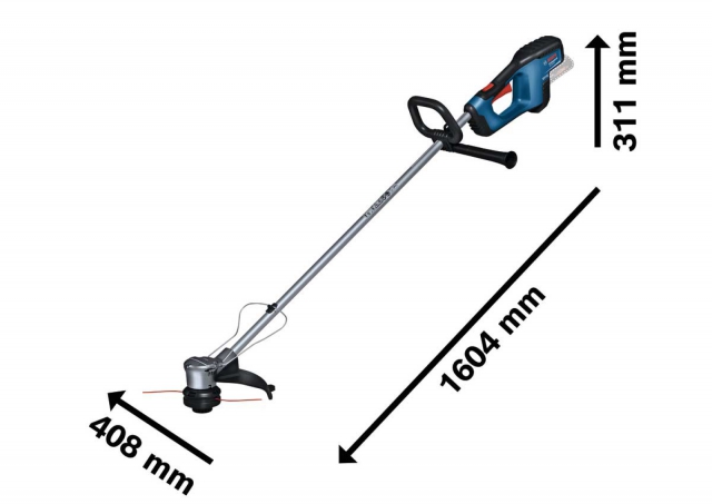 Тример акумуляторний BOSCH GRT 18V-33 Professional без акб і з/п (06008D0000)