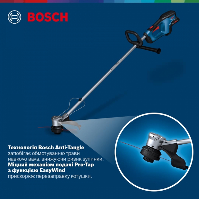 Тример акумуляторний BOSCH GRT 18V-33 Professional без акб і з/п (06008D0000)
