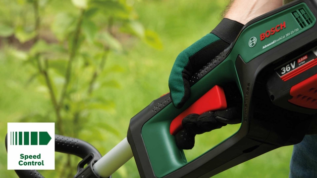 Акумуляторний тример BOSCH AdvancedBrushcut 36V-23-750 з1 акб і з/п (06008C1K03)